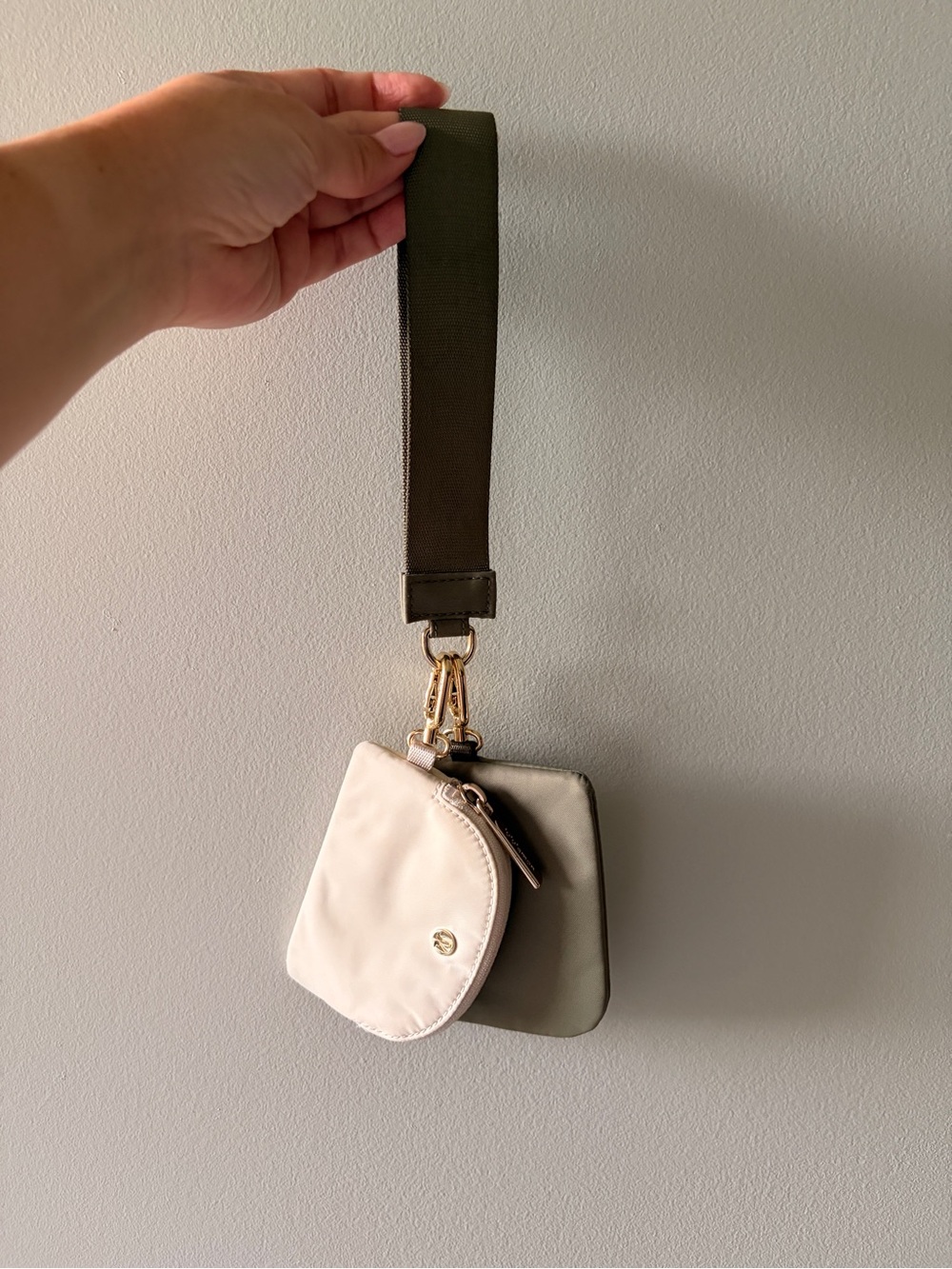 Lululemon dual pouch wallet